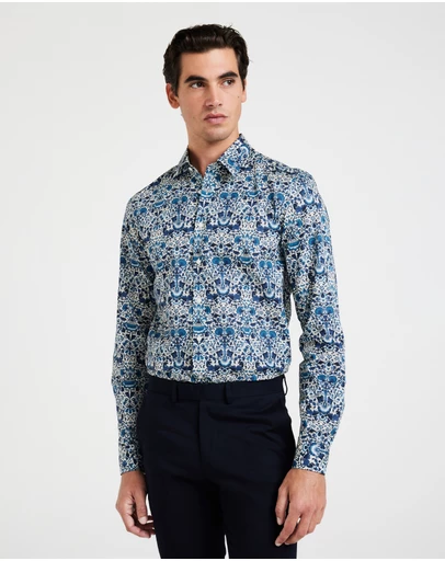 Calibre - Trailing Botanic Print Shirt