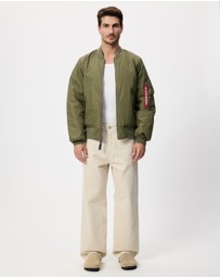 Alpha Industries - Reversible Onion Quilted Ma-1 Flight Jacket