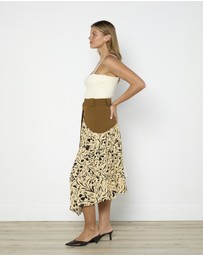 Cirkular - Pre-Loved - Proenza Schouler Asymmetric Belted Midi Skirt
