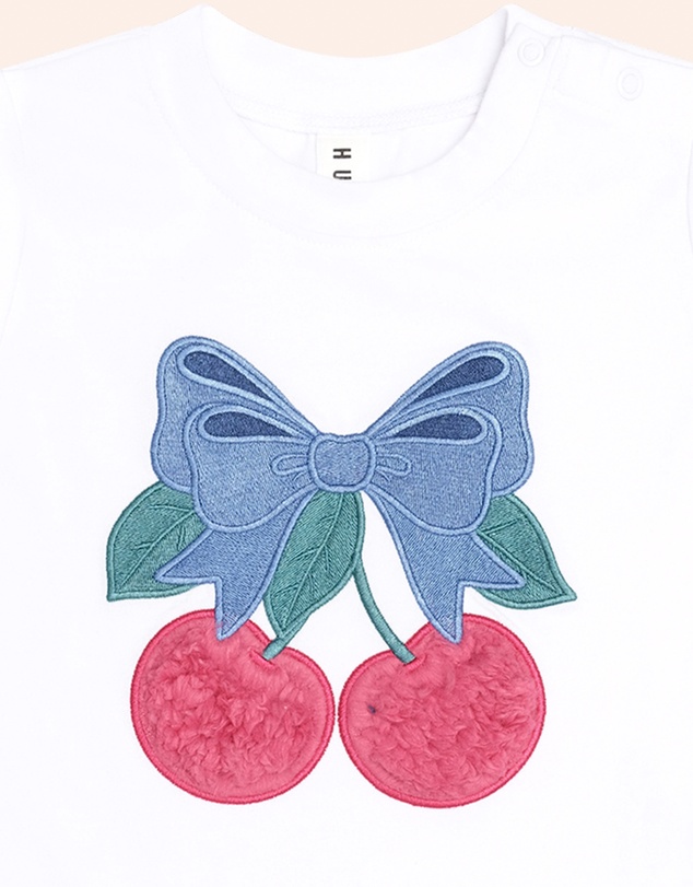 Huxbaby - Cherry Bow Tee - Babies-Teens