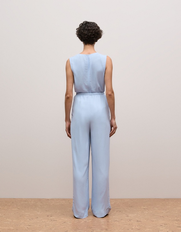 Trenery - Soft Drawcord Pant in Soft Blue