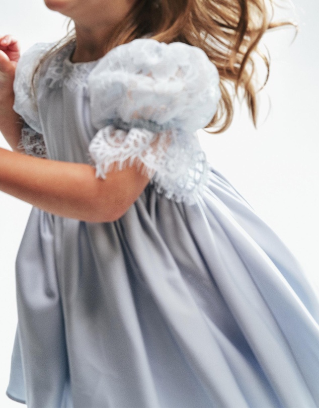 Bardot Junior - Greta Satin Lace Dress - Kids-Teens