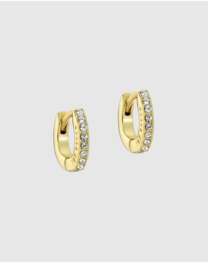 Ted Baker - HETTIE: Crystal Hoop Earrings (10mm)
