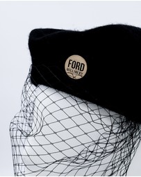 FORD MILLINERY - NIKKI Beret with veil