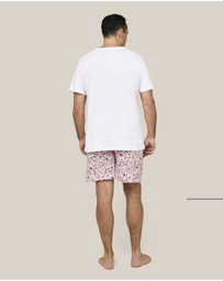 Papinelle - Christmas Stars Organic Cotton Knit Unisex Boxer PJ Set