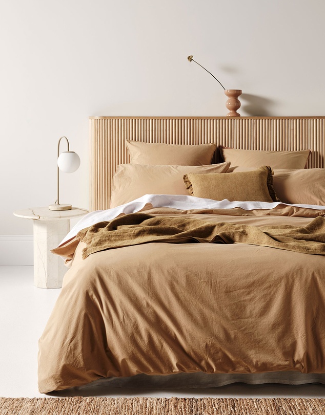 Aura Home - Evie Stonewash Organic Cotton European Pillowcase