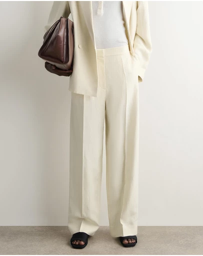 COS - Tailored Linen Blend Trousers