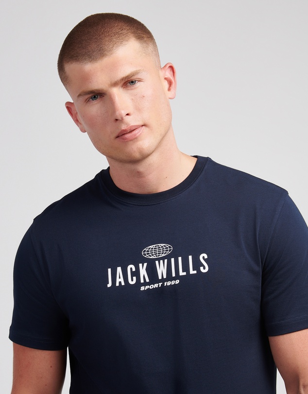 Jack Wills - JW Globe Graphic T-Shirt