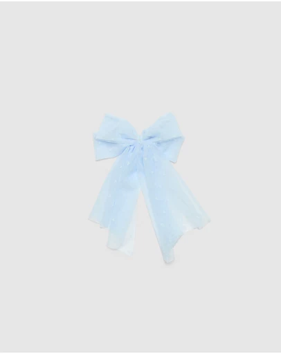 Seed Heritage - Tulle Heart Bow Duck Clip