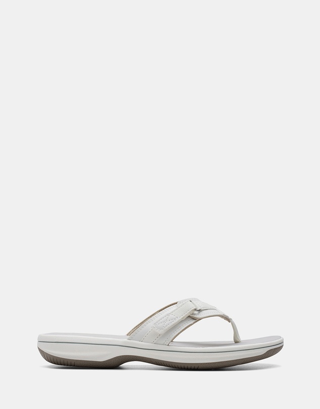 Clarks - Brinkley Sea White Synthetic