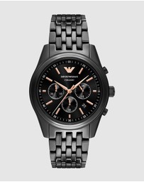 Emporio Armani - Black Chronograph Watch