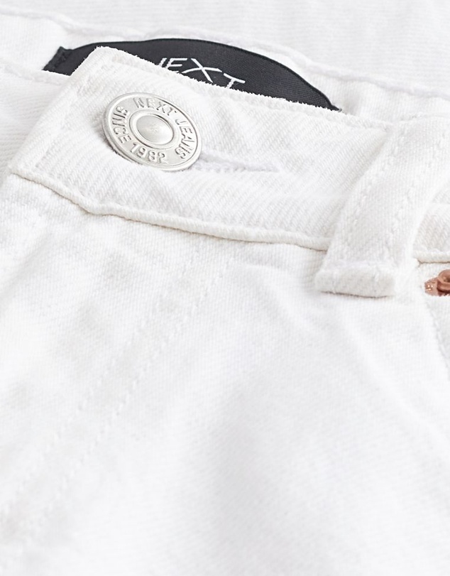 NEXT - Ripped Denim Bermuda Shorts