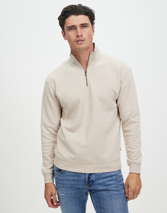 Jack & Jones - Bradley Half Zip Sweat