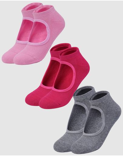 Hot Pink / Medium Pink / Grey