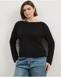 Atmos&Here Curvy - Bella Fine Knit Top