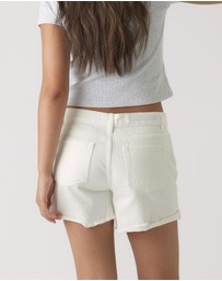 Decjuba Kids - Abbie Rhinestone Denim Shorts - Teens