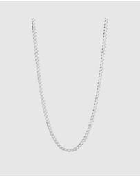 Najo - Cuban Men's Silver Chain Necklace 4.3mm
