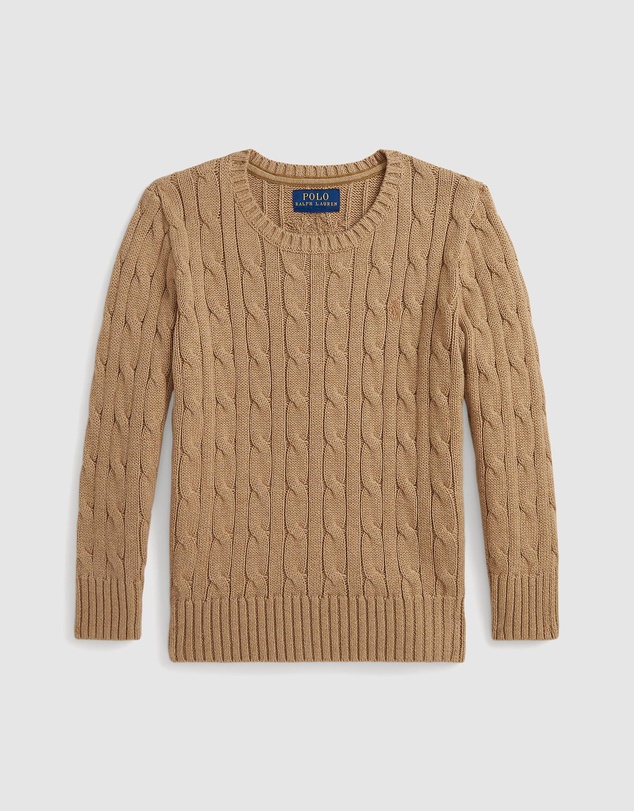 Polo Ralph Lauren - Cable-Knit Cotton Sweater - Babies-Kids
