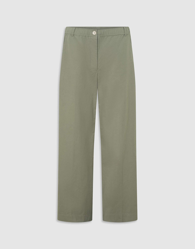 Oroton - Twill Straight Leg Pants