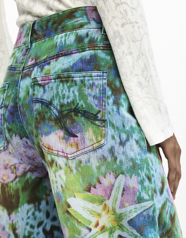 Desigual - Wild garden trousers