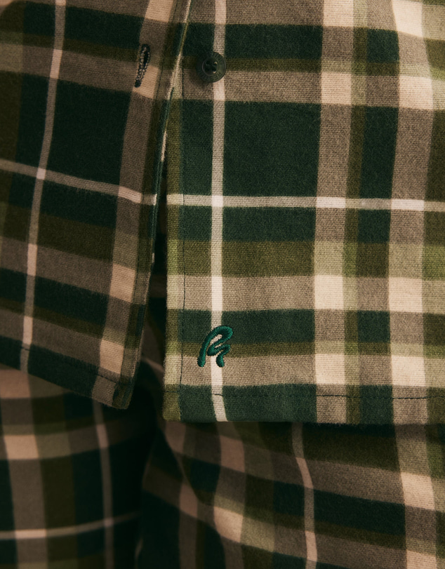 Resting - Double Brushed Flannelette Nicko Long Sleeve Shirt