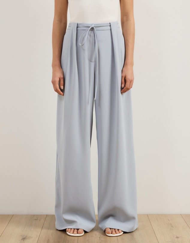 Atmos&Here - Rosa Wide Leg Tailored Pleated Pants