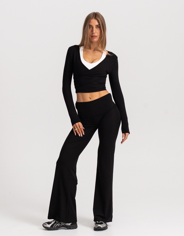 HyperLuxe The Label - Fold Over Pant