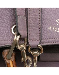 Pre-Loved by Azura Reborn - Pre-Loved Medium Calfskin Bamboo Shopper Satchel