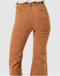 Rolla's - Eastcoast Flare Jean - Caramel Cord