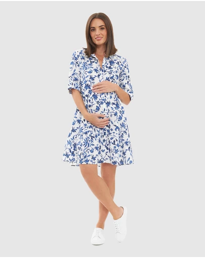 Ripe Maternity - Bella Linen Dress