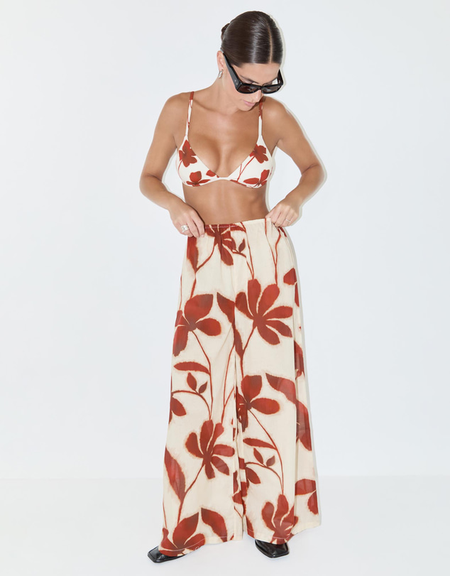 Zulu & Zephyr - Ruby Floral Cotton Pants