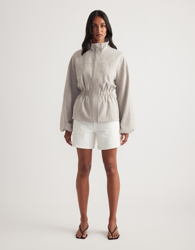 Decjuba - Abigail A-line Denim Shorts