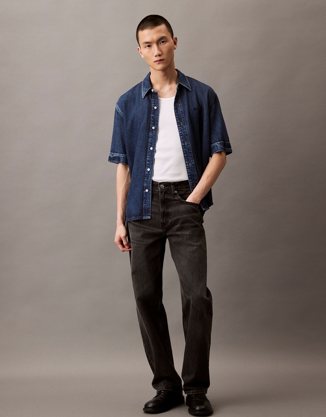 Calvin Klein Jeans - Denim Lyocell Short Sleeve Shirt