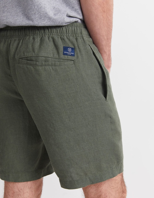 Sportscraft - Caffery Yarn Dyed Linen Short
