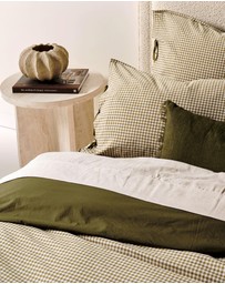 Aura Home - Mini Gingham Standard Pillowcase