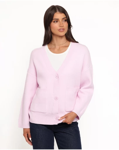 Petal & Pup - Jayden Cardigan - Pale Pink