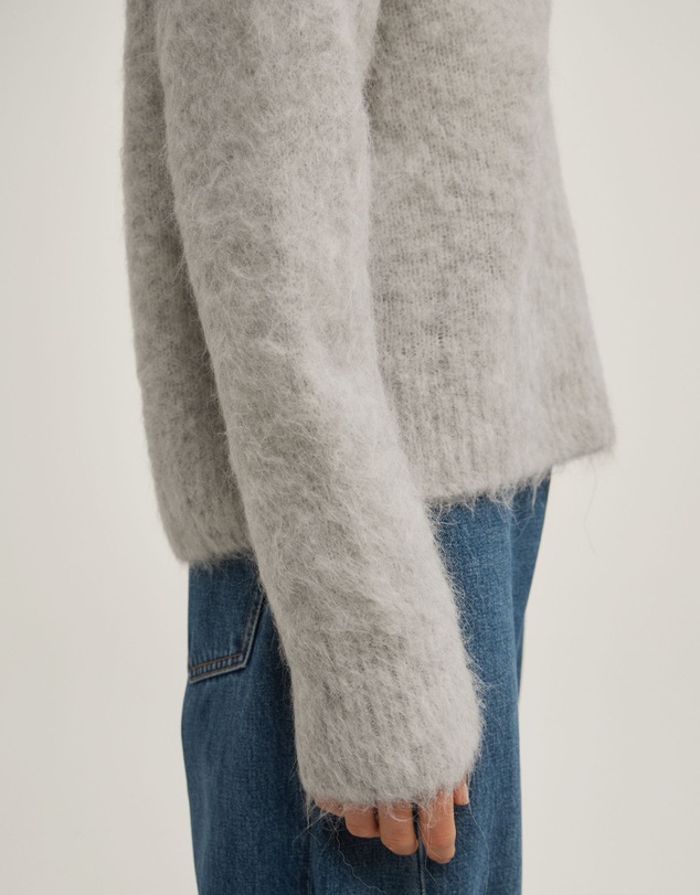 Witchery - High V-neck Fluffy Knit