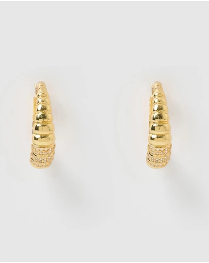Izoa - Abigail Hoop Earrings
