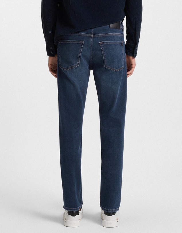 BOSS - Maine Regular-Fit Jeans in Soft-Motion Denim