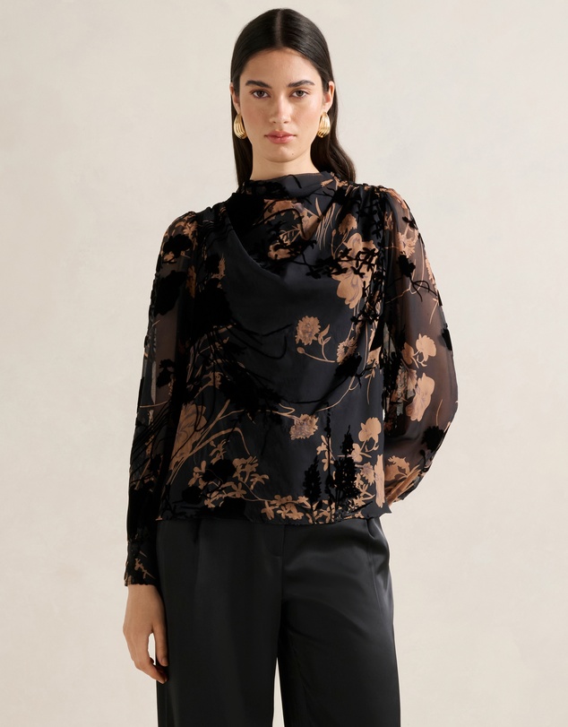 Forever New - Amaya Drape Blouse