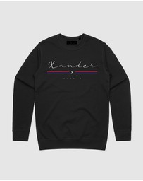 Xander - Grid Crewneck - Youth