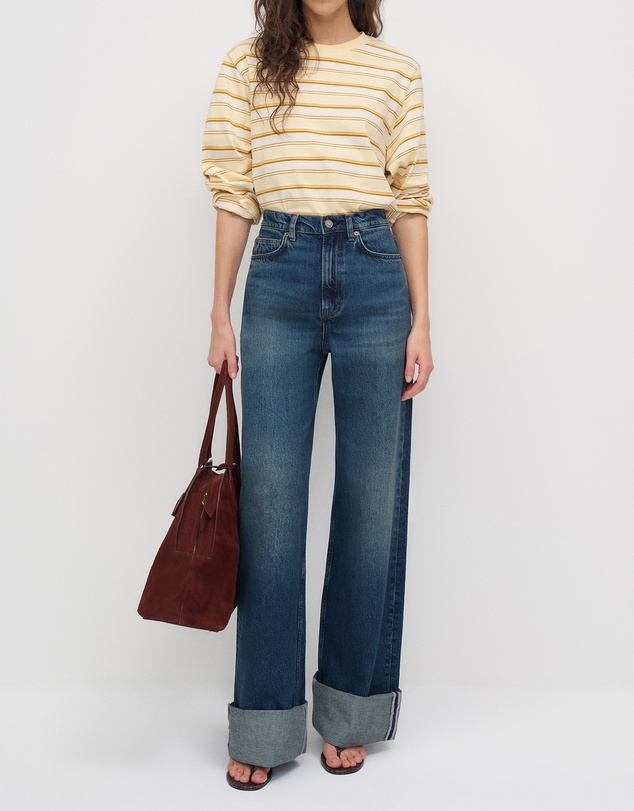 Reformation - Cary High Rise Slouchy Wide Leg Jeans