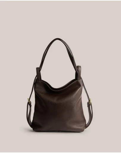 VESTIRSI - Bella Mini Black 3-in-1 Convertible Bag Gold Hardware - The ICONIC Exclusive