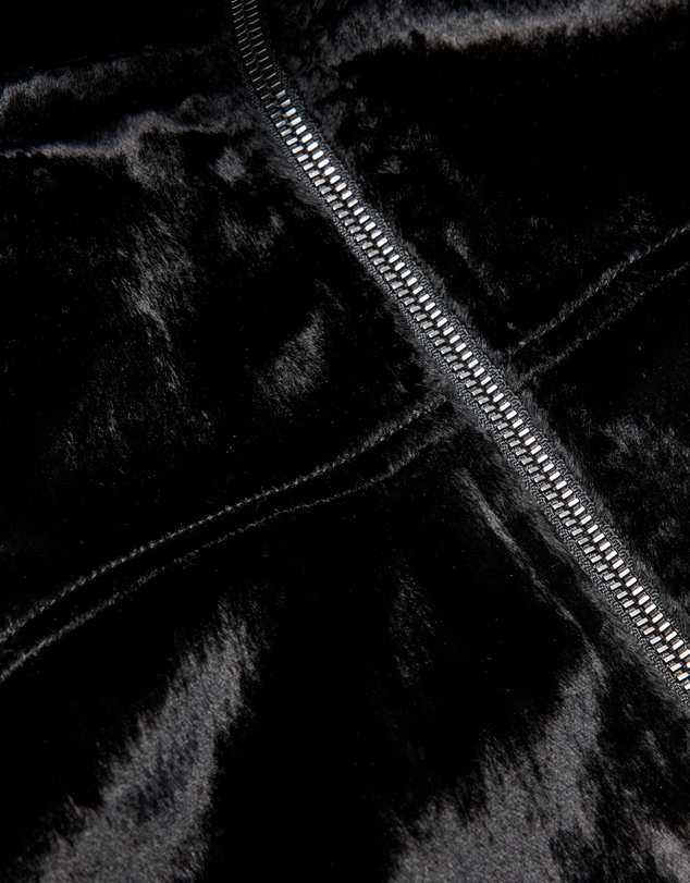 Calibre - Velvet Bomber Jacket Black
