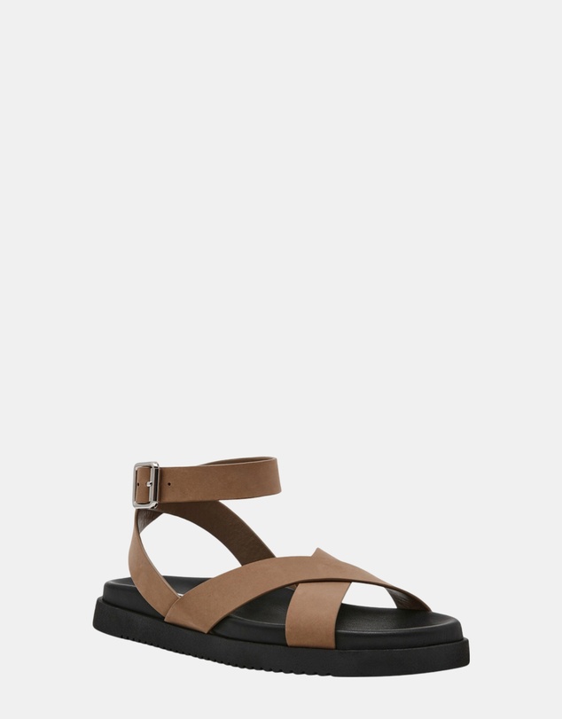 Steve Madden - My Bestie Taupe Nubuck Sandals