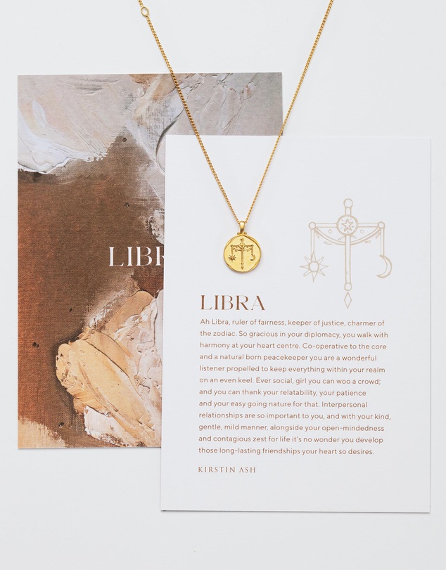 Kirstin Ash - Libra Zodiac Necklace