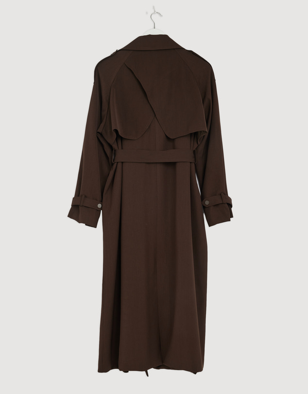 Revibe - Repaired Calli Karise Relaxed Trench Coat - AU 10