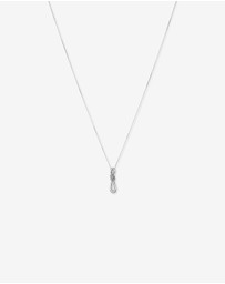 Michael Hill - Vertical Sliding Knot Pendant Necklace in Sterling Silver