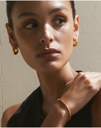 SAINT VALENTINE - Positano Large Hoops - Gold