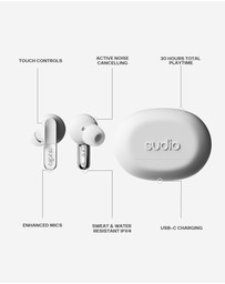 Sudio - N3 Pro - True Wireless Bluetooth In-Ear Headphones, Active Noise Cancelling Earbuds